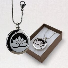 Aromatherapy Locket - Classic Lotus