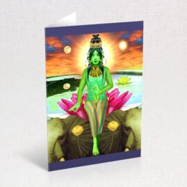 Green Tara Greeting Card - 3 pk